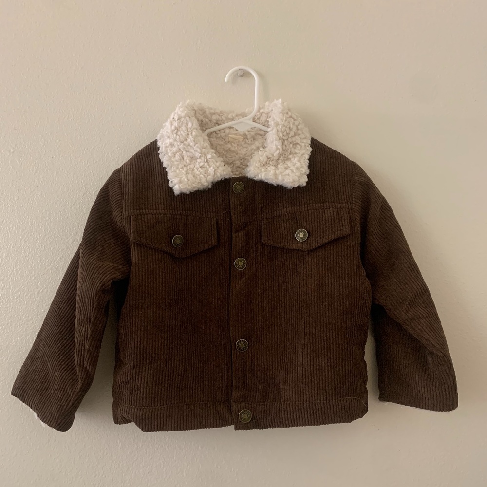 Toddler Brown Corduroy Jacket